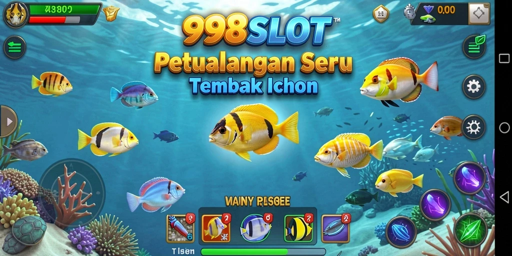 Tampilan gameplay Tembak Ikan yang seru dan mengasyikkan.
