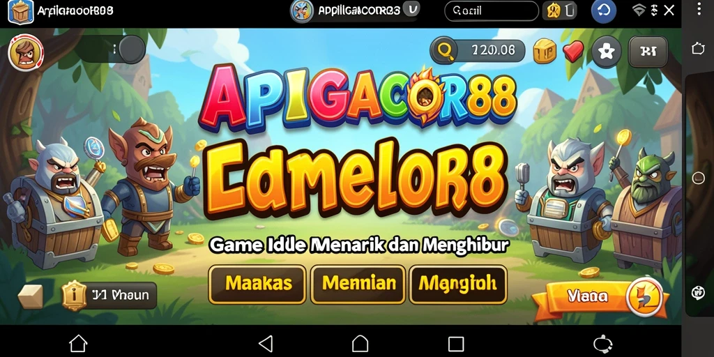 Tampilan menarik dari gameplay APIGACOR88 yang santai dan menyenangkan.