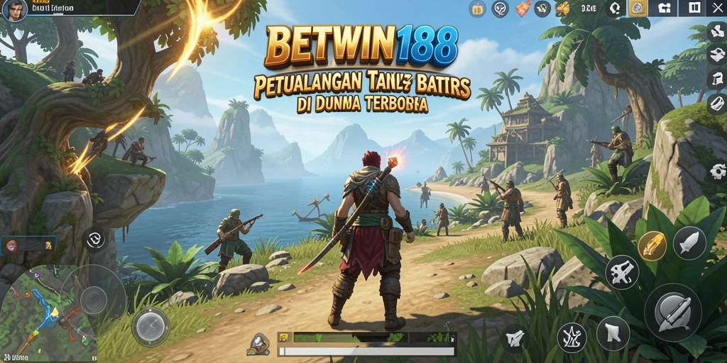 Screenshot gameplay BETWIN188 menampilkan petualangan Open World yang memukau.