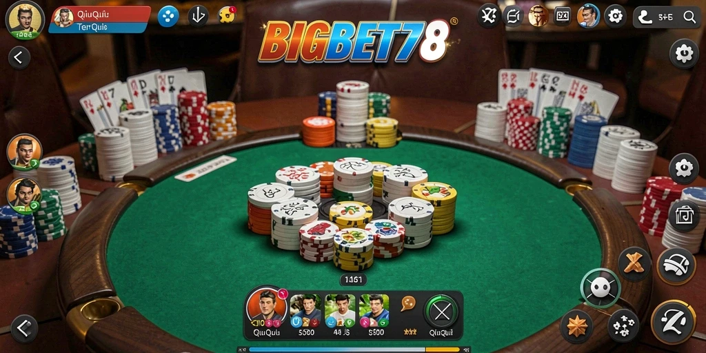 Tampilan gameplay QiuQiu yang menarik dan interaktif.