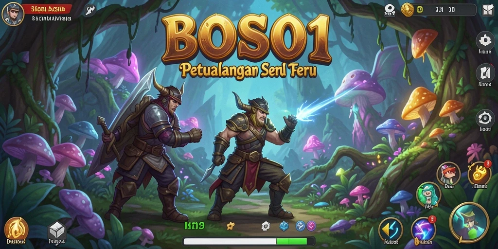 Menampilkan gameplay seru di dunia indah BOS01.