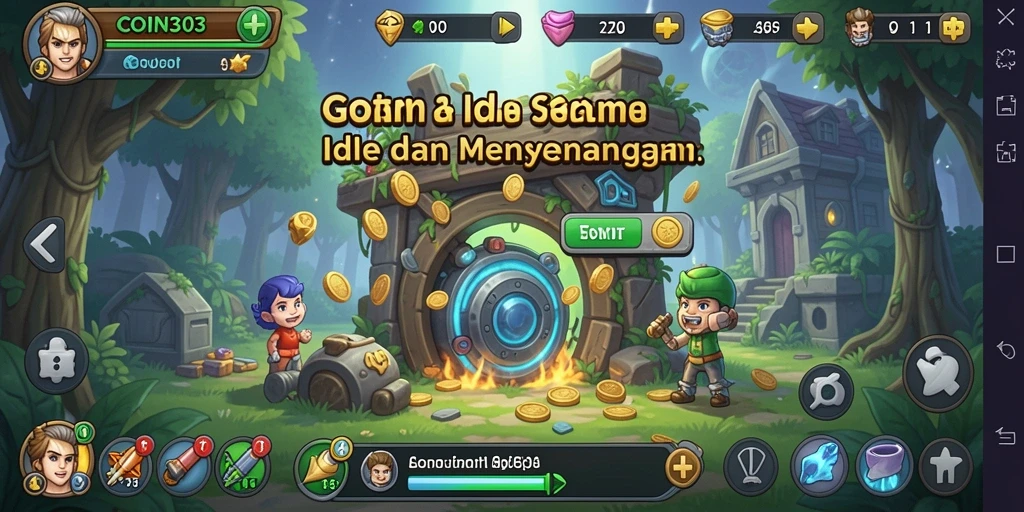 Tampilan gameplay COIN303 yang seru dan interaktif.