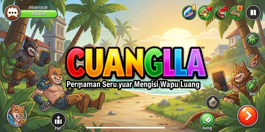 Tangkapan layar <strong>CUANGILA</strong> menunjukkan gameplay yang mengasyikkan dan penuh warna.