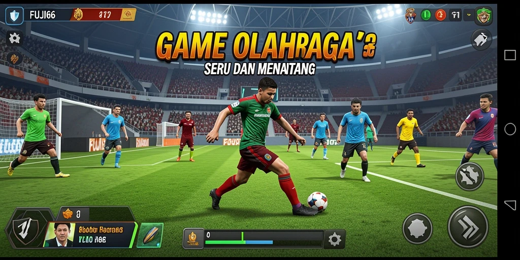 Screenshot gameplay <strong>FUJI66</strong> yang menampilkan aksi seru olahraga.