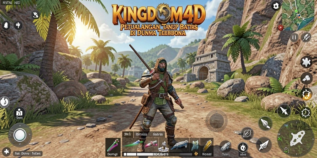 Tampilan gameplay KINGDOM4D yang memukau dalam dunia terbuka.