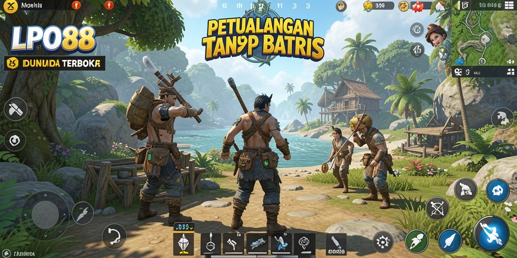 Tampilan gameplay LPO88 yang memukau dalam dunia terbuka.