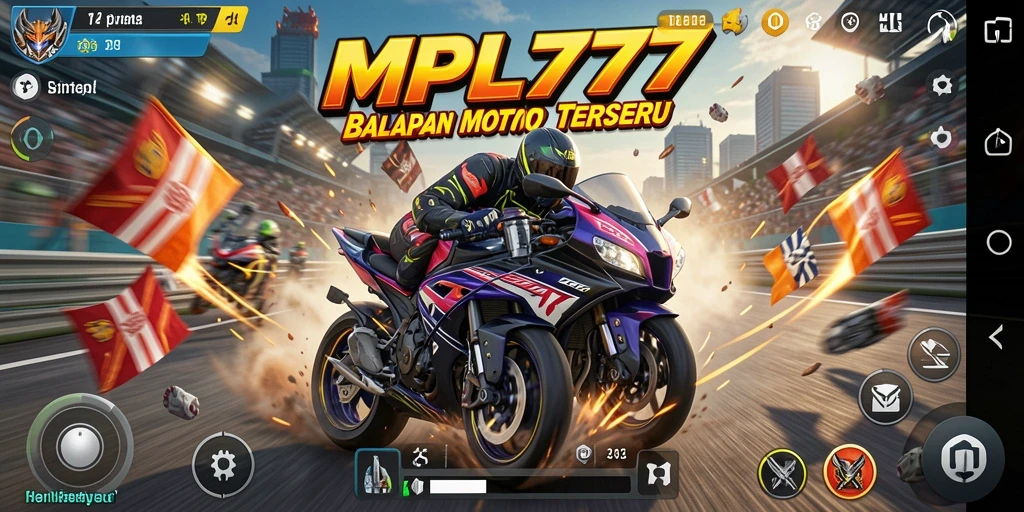 Gameplay seru di MPL777 dengan balapan motor mendebarkan.