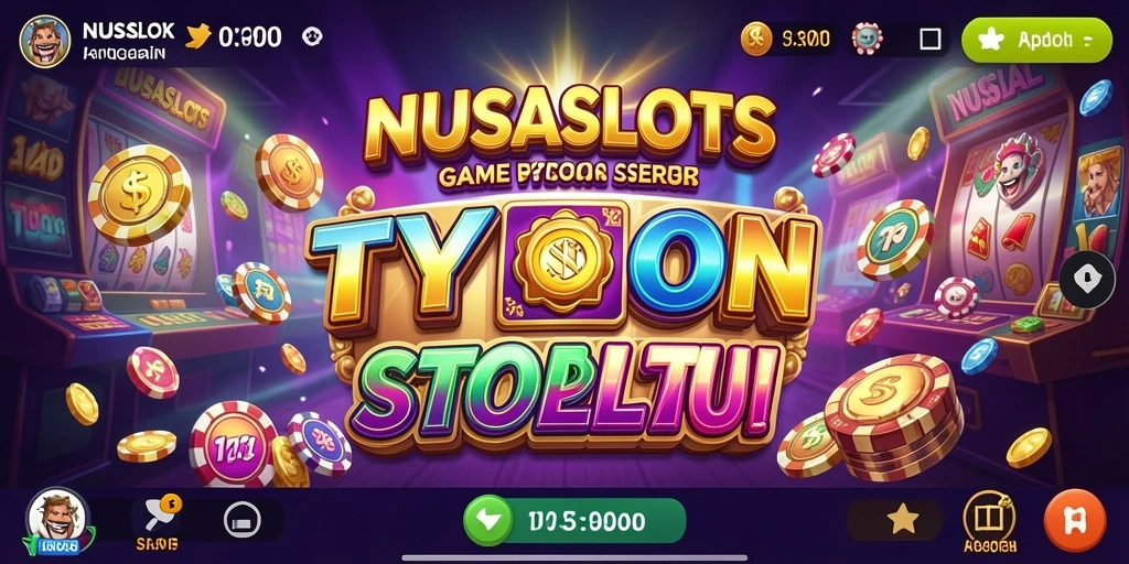 Tampilan gameplay NUSASLOTS yang memukau dan penuh warna.