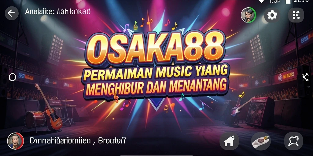 Tampilan gameplay OSAKA88 yang menampilkan berbagai pilihan lagu.