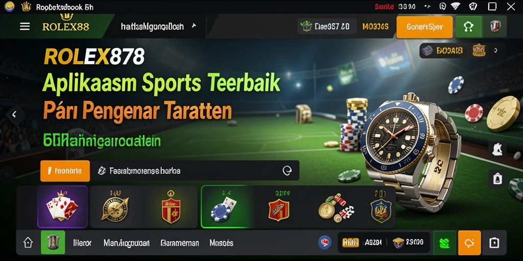 Tampilan menarik dari gameplay Sportsbook yang mengasyikan.