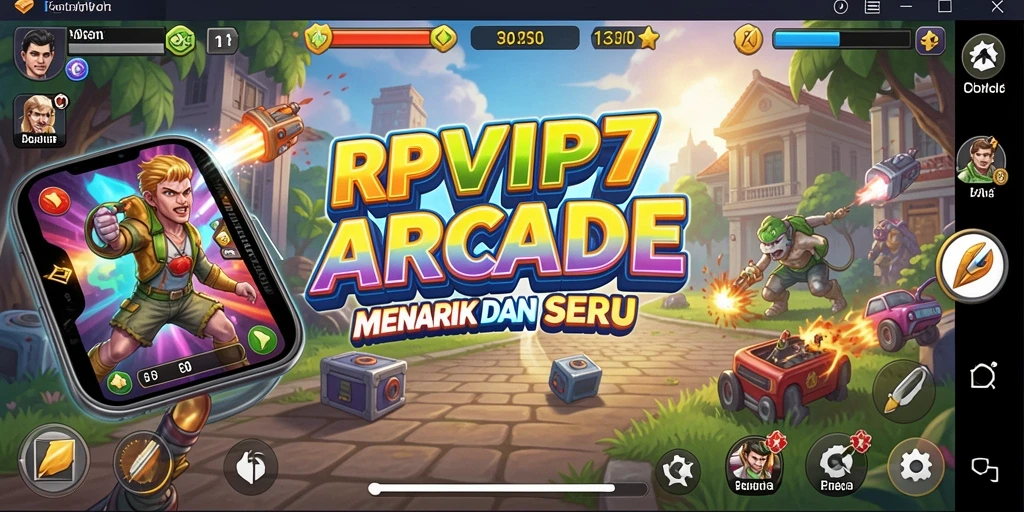 Gameplay seru RPVIP7 yang menantang dan penuh warna.