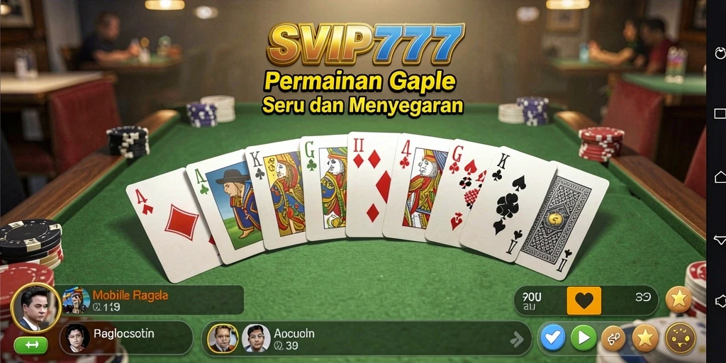 Screenshot gameplay Gaple yang menarik dan interaktif.
