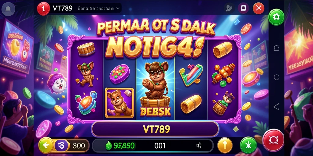 Screenshot VT789 menampilkan pengalaman bermain slot yang seru dan menarik.